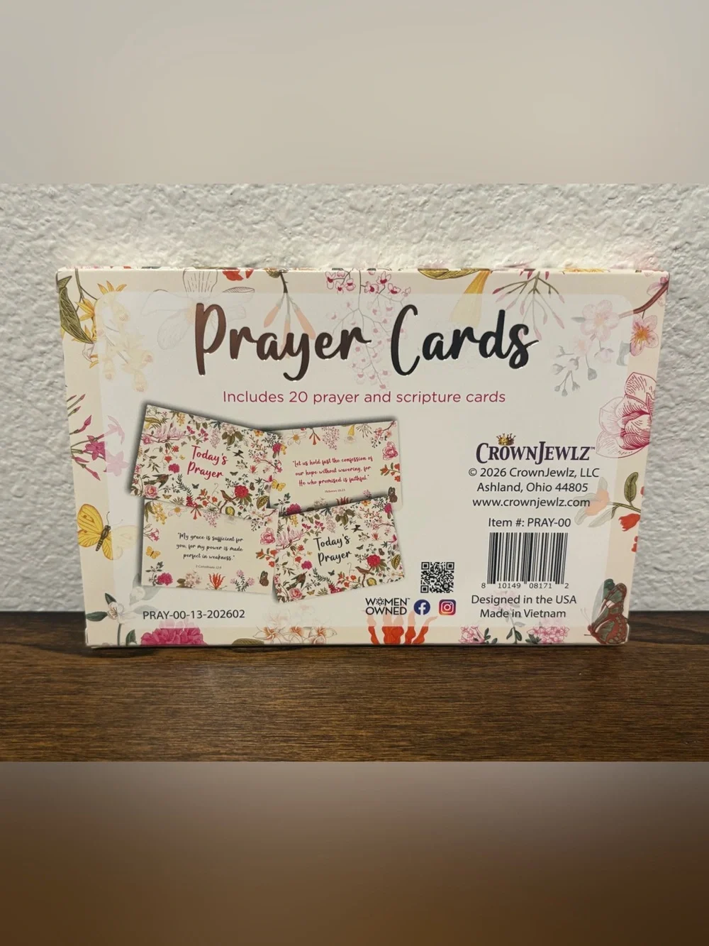 Set of 20 Prayer Cards
